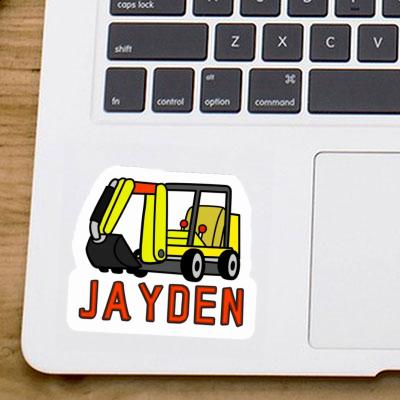 Sticker Jayden Mini-Excavator Gift package Image