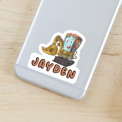 Jayden Sticker Little Excavator Image