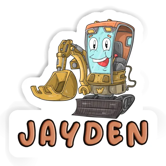 Jayden Sticker Little Excavator Gift package Image