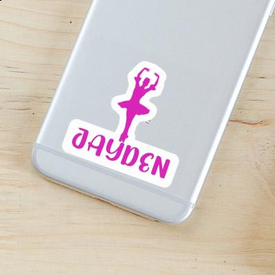 Sticker Jayden Ballerina Laptop Image