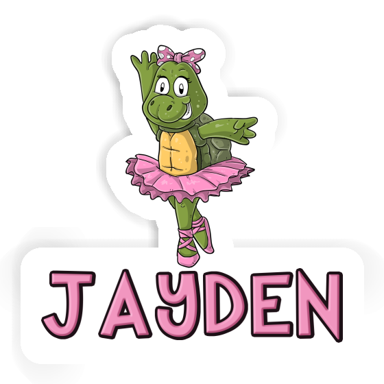 Sticker Ballerina Jayden Laptop Image