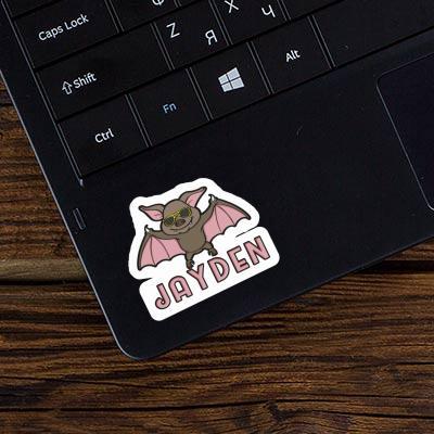 Bat Sticker Jayden Notebook Image