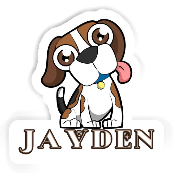 Jayden Sticker Beagle Laptop Image