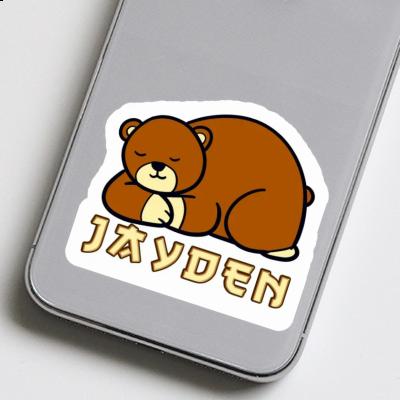 Bear Sticker Jayden Image