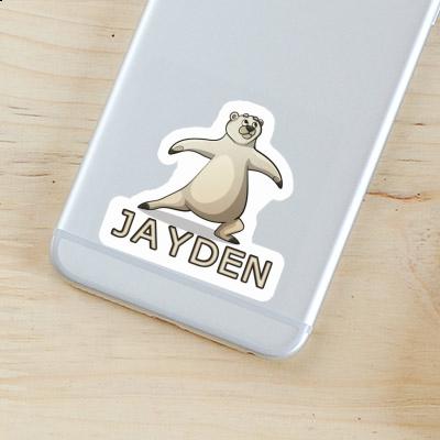 Sticker Bär Jayden Notebook Image