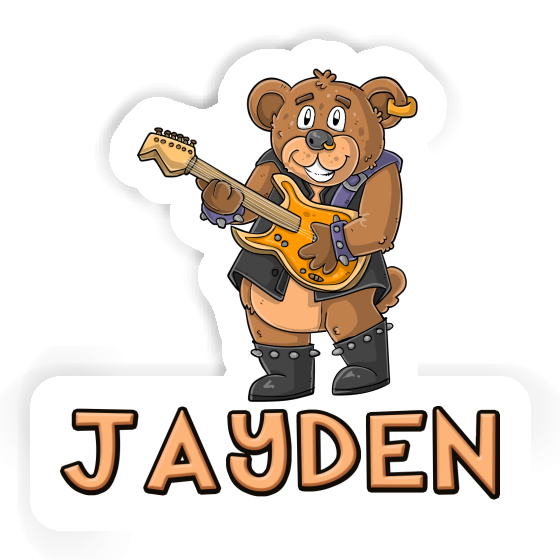 Sticker Jayden Rocker Notebook Image