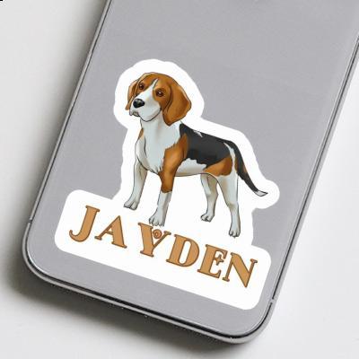 Sticker Beagle Hund Jayden Gift package Image