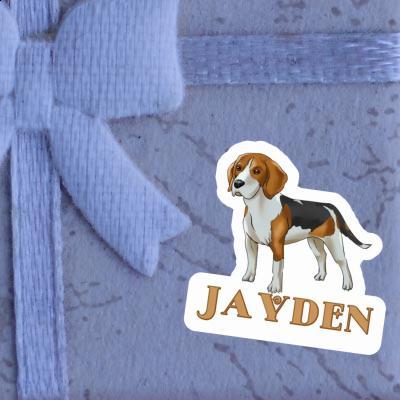 Sticker Jayden Beagle Notebook Image