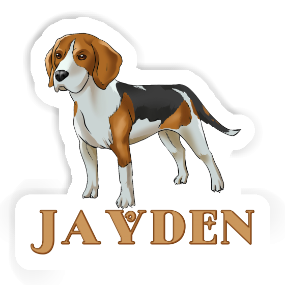 Sticker Jayden Beagle Gift package Image