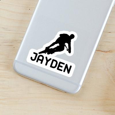 Biker Sticker Jayden Notebook Image