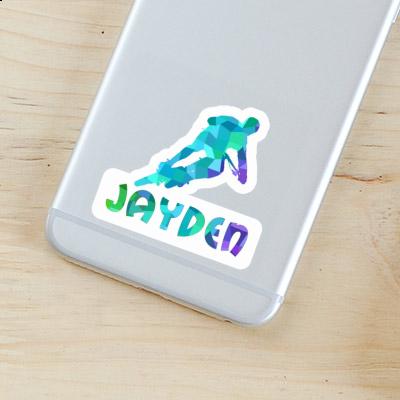 Sticker Jayden Biker Notebook Image