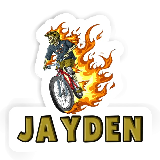 Mountainbiker Sticker Jayden Image