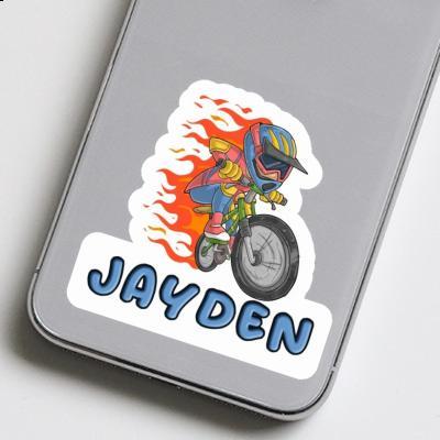 Sticker Jayden Biker Notebook Image