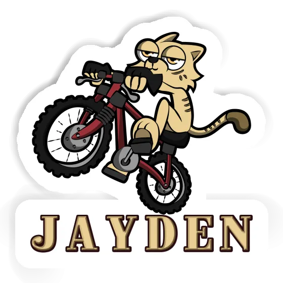 Sticker Bicycle Jayden Notebook Image