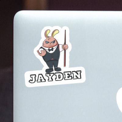 Sticker Billiards Player Jayden Image