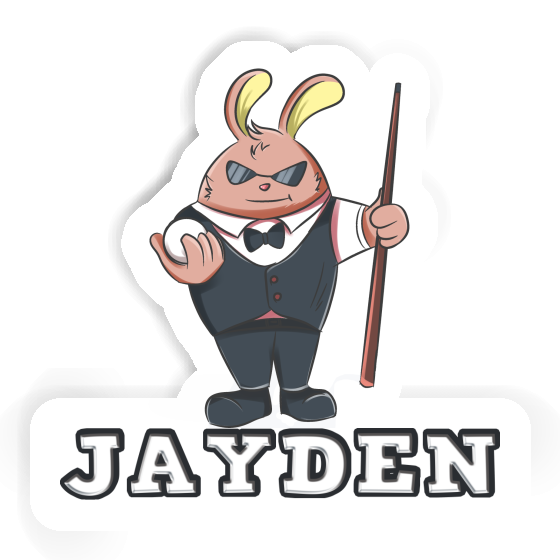 Sticker Billiards Player Jayden Gift package Image