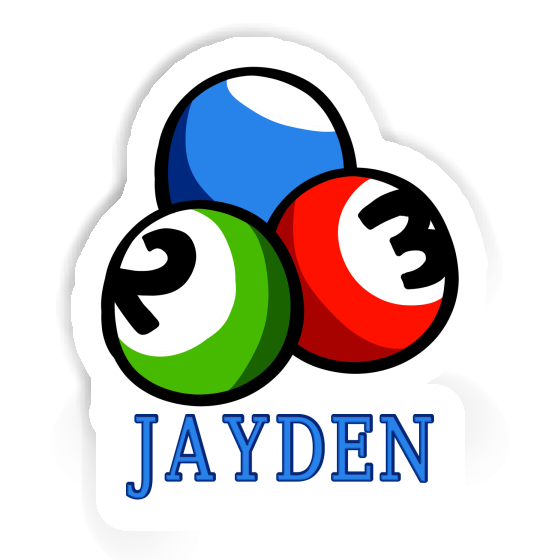 Autocollant Boule de billard Jayden Laptop Image