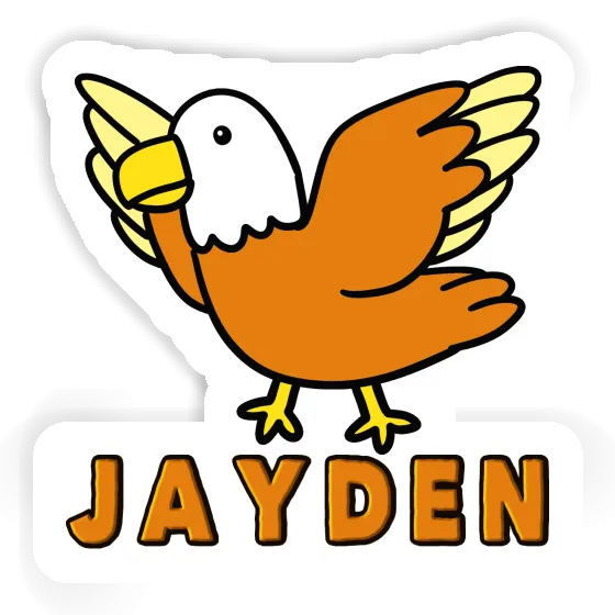 Oiseau Autocollant Jayden Notebook Image