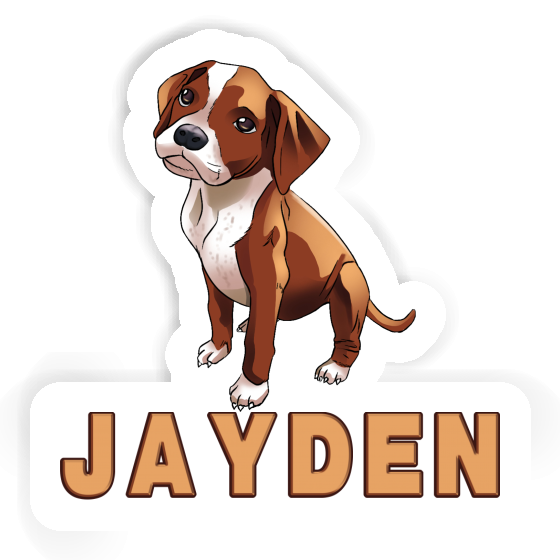 Autocollant Jayden Boxer Laptop Image