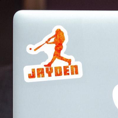 Sticker Baseball Player Jayden Gift package Image