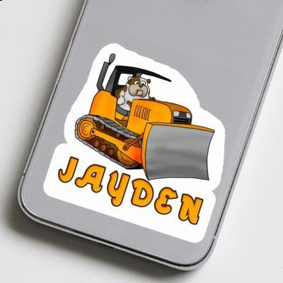 Sticker Jayden Bulldozer Gift package Image