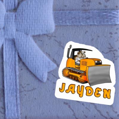 Autocollant Bulldozer Jayden Laptop Image