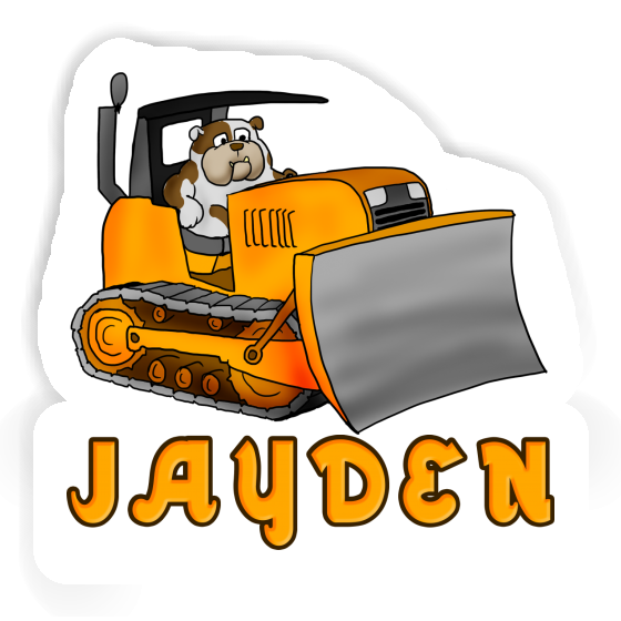 Autocollant Bulldozer Jayden Gift package Image