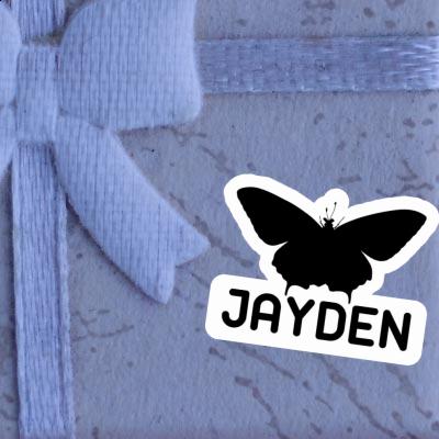 Butterfly Sticker Jayden Laptop Image