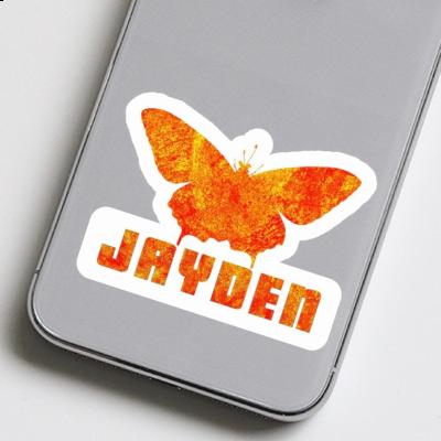 Aufkleber Schmetterling Jayden Laptop Image