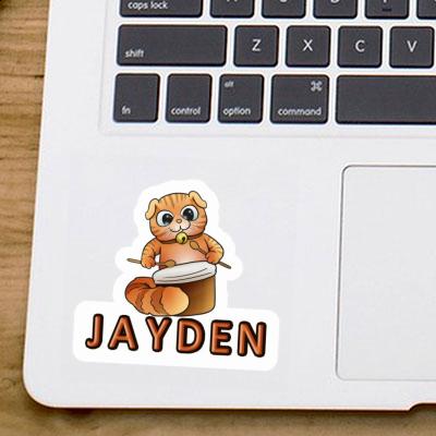 Chat-tambour Autocollant Jayden Gift package Image