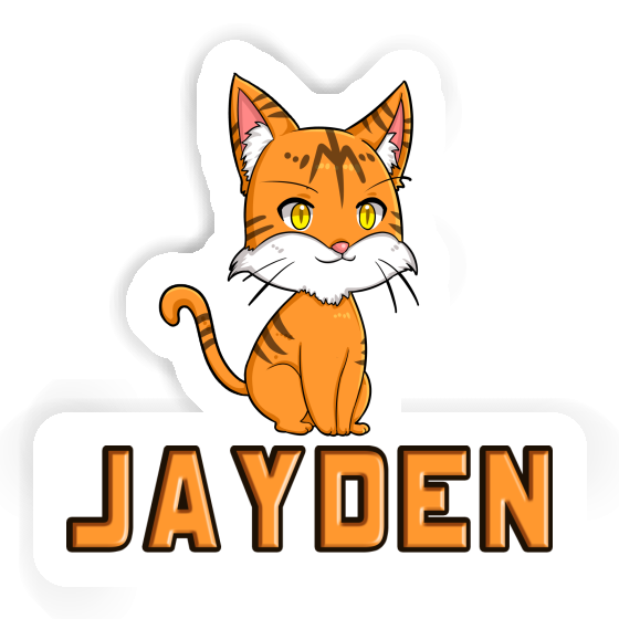 Sticker Cat Jayden Laptop Image