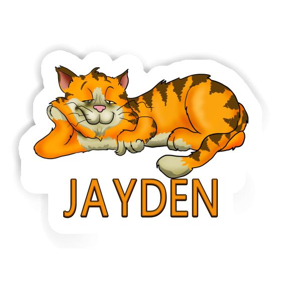 Sticker Cat Jayden Notebook Image