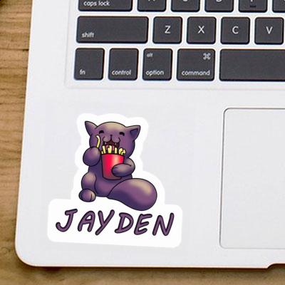 Sticker Jayden Pommes-Katze Gift package Image