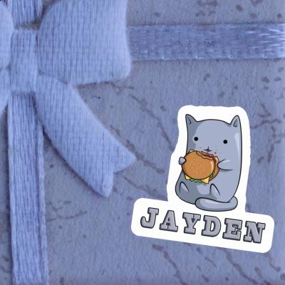 Sticker Jayden Hamburger-Katze Gift package Image