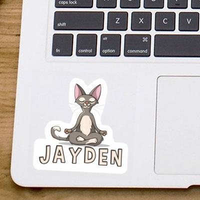 Sticker Jayden Cat Notebook Image