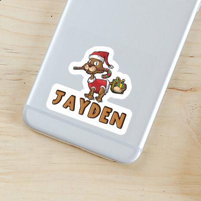 Sticker Christmas Cat Jayden Image