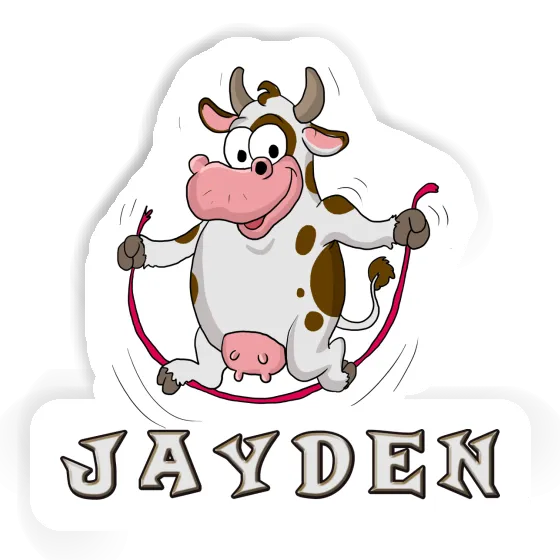 Sticker Cow Jayden Notebook Image