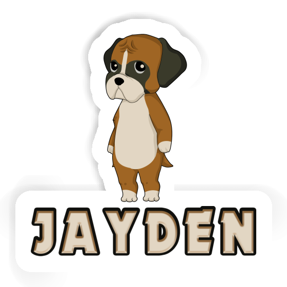 Jayden Sticker Deutscher Boxer Laptop Image