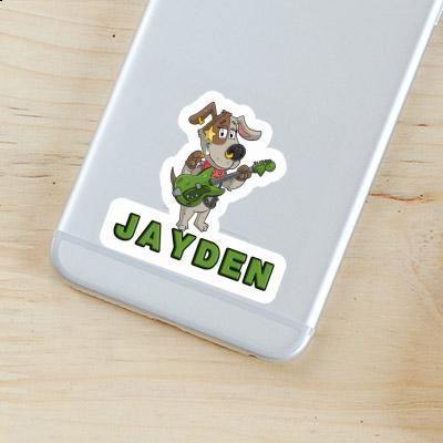 Guitarist Sticker Jayden Notebook Image