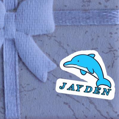 Sticker Dolphin Jayden Laptop Image