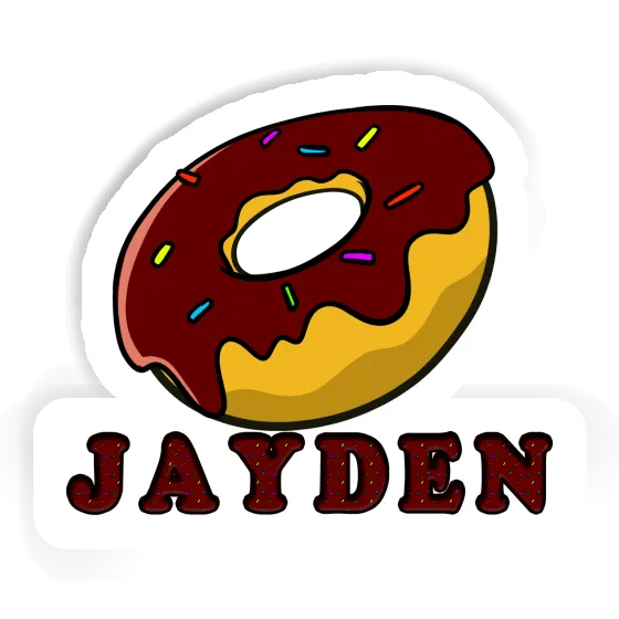 Donut Aufkleber Jayden Notebook Image