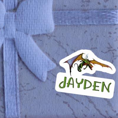 Jayden Sticker Dragon Notebook Image