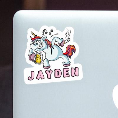 Party Unicorn Sticker Jayden Gift package Image