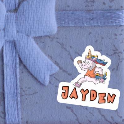 Jogger Sticker Jayden Laptop Image