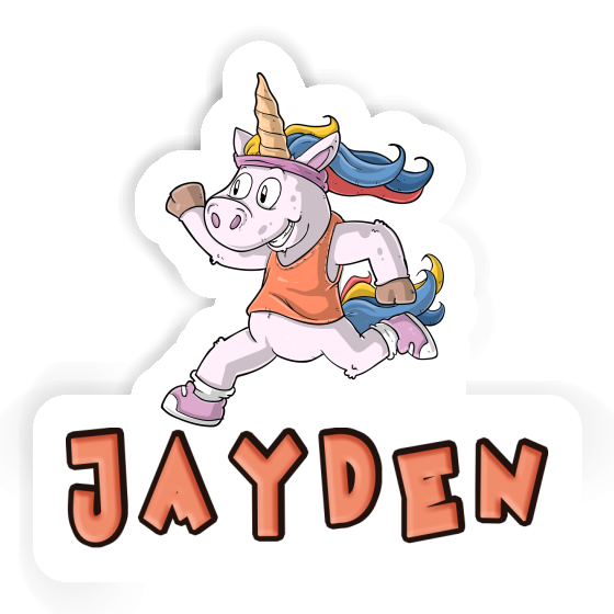 Jogger Sticker Jayden Image