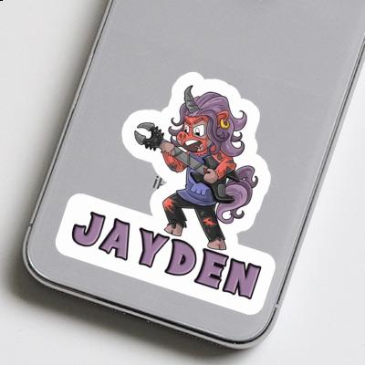 Sticker Rocking Unicorn Jayden Gift package Image