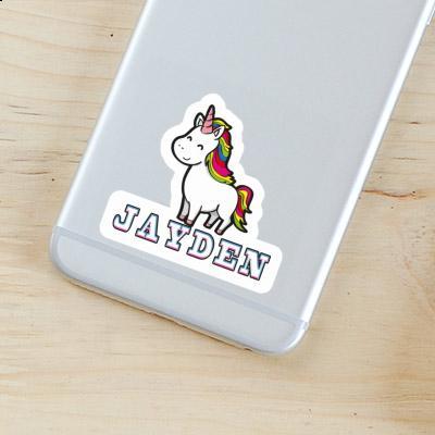 Sticker Jayden Unicorn Image