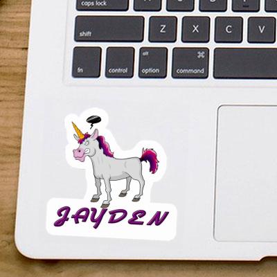 Sticker Angry Unicorn Jayden Gift package Image