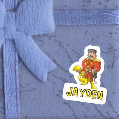 Sticker Jayden Electrician Gift package Image