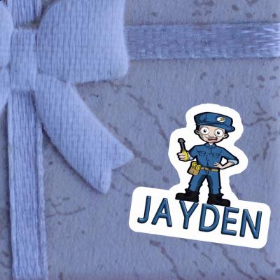 Sticker Electrician Jayden Image